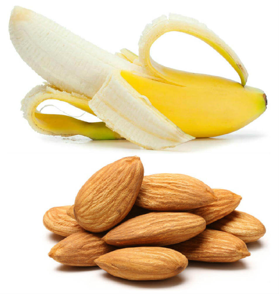 mandler og bananer